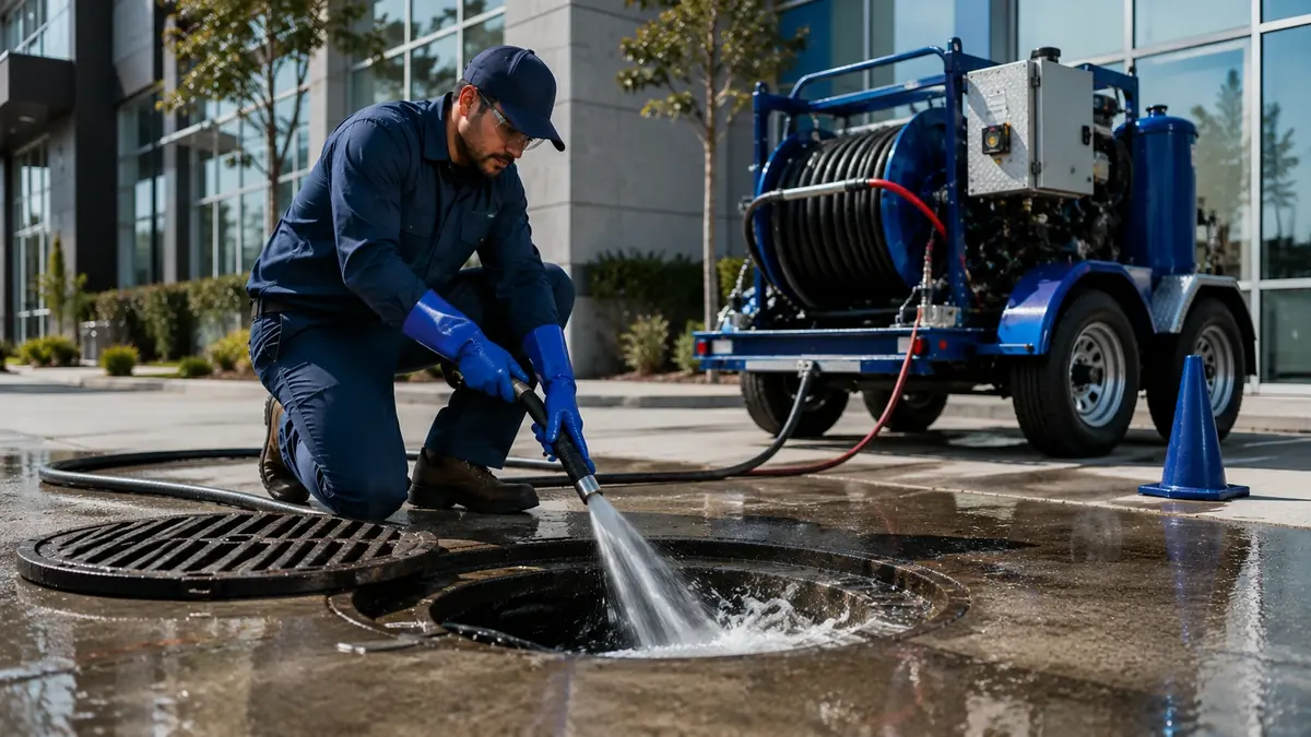 Commercial Hydro Jet Drain Cleaning in Holt
