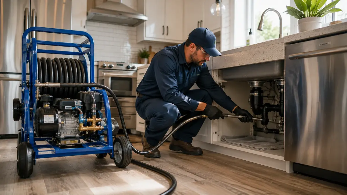 Kitchen Drain Hydro Jetting in Holt