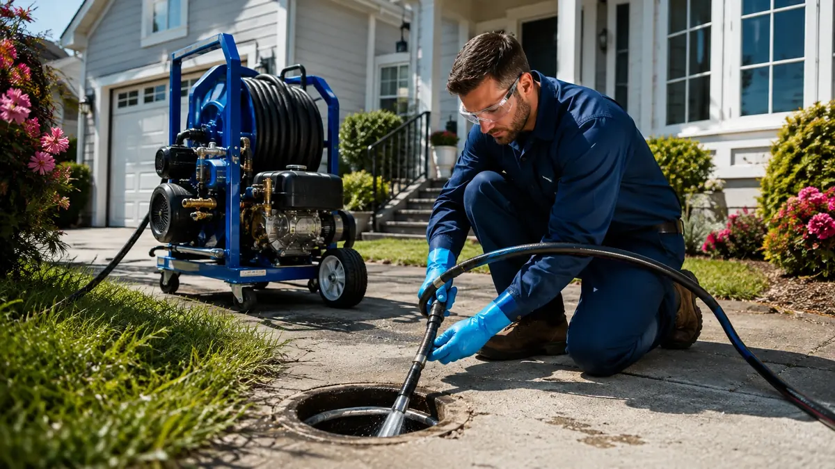Residential Hydro Jet Drain Cleaning in Holt